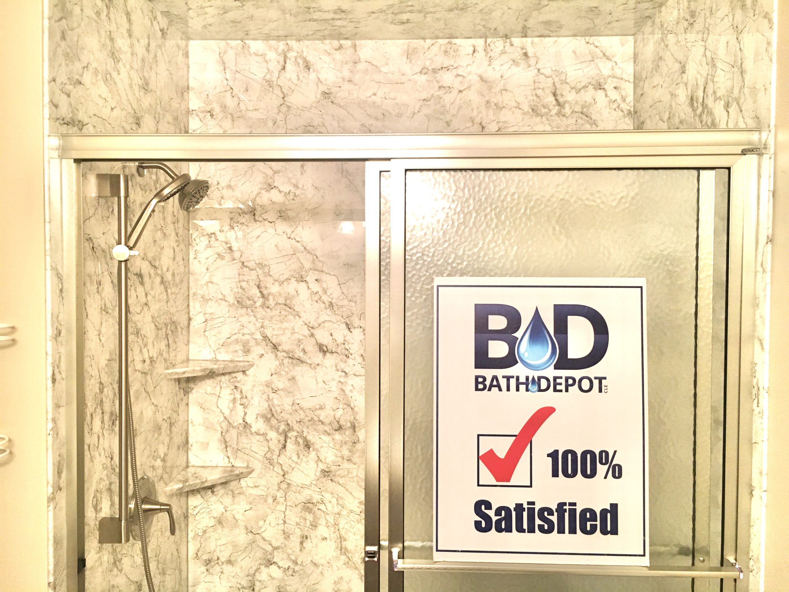 WalkIn Shower Stall Installation In Westlake, OH